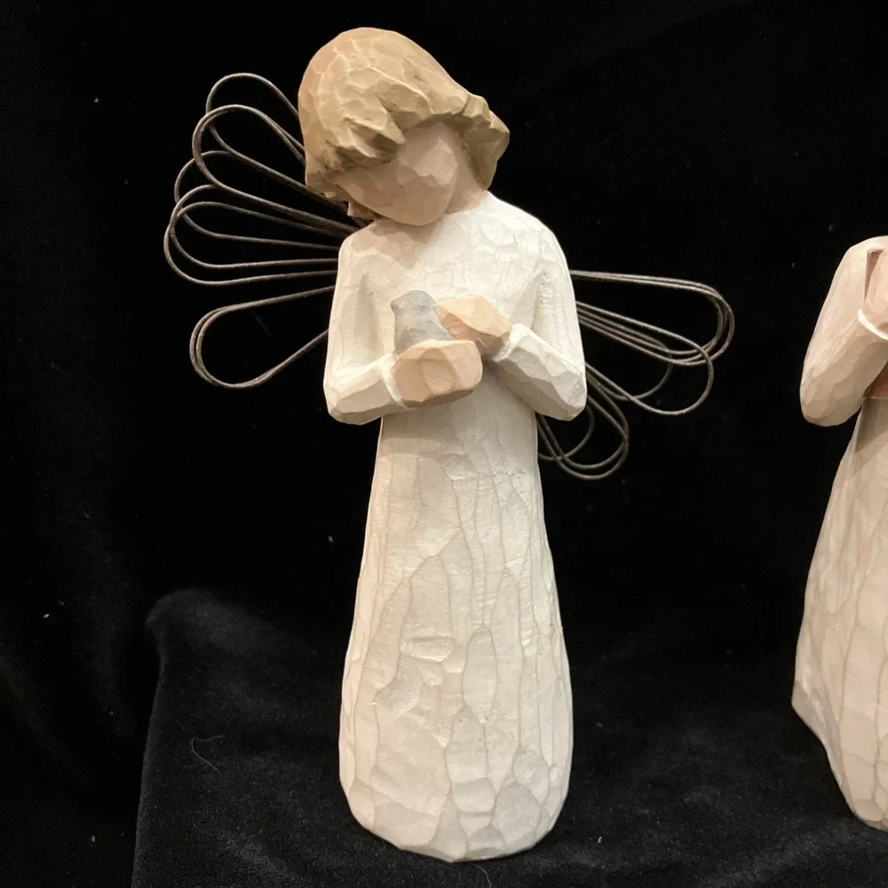 Lot Of 4 Demdaco Susan Lordi Willow Tree Angel of Healing Hope Learning Welcome